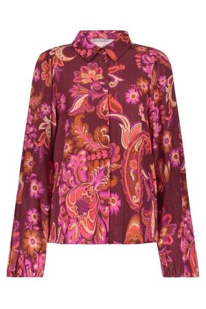 Geisha blouse 445 fuchsia/coral Geisha blouse 445 fuchsia/coral