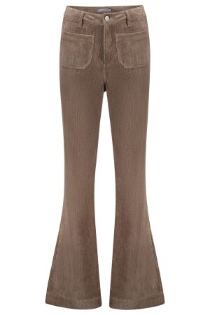 Geisha Pants velours 745 taupe