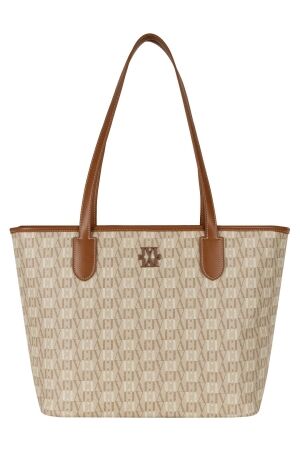 Josh V JV-HUDA shopper with logo print 025 Beige Josh V JV-HUDA shopper with logo print 025 Beige