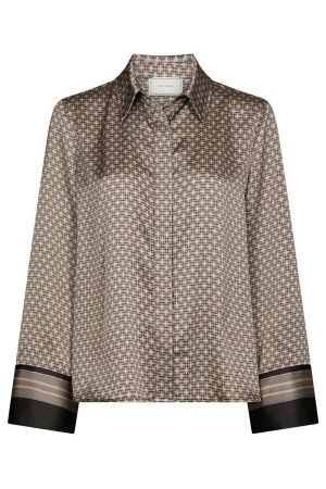 Neo Noir Mistan Pattern Shirt 123 Beige