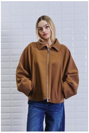 With Black WBLJACKIE BATSLEEVE JACKET cml camel With Black WBLJACKIE BATSLEEVE JACKET cml camel