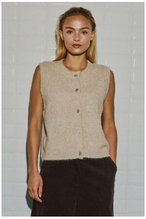 With Black WBLANDREA WAISTCOAT frosted al frosted almond With Black WBLANDREA WAISTCOAT frosted al frosted almond