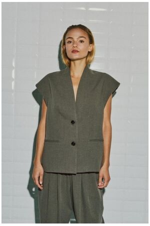 With Black WBLNALA TAILORED WAISTCOAT falcon mel falcon melange With Black WBLNALA TAILORED WAISTCOAT falcon mel falcon melange