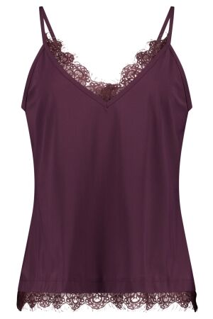 Studio Anneloes Mitzie lace top 4800 aubergine Studio Anneloes Mitzie lace top 4800 aubergine