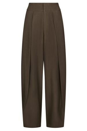 Neo Noir Lucille Structure Pants 676 Dark brown