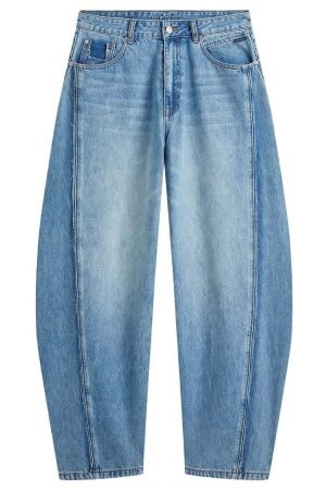 Summum Barrel fit jeans Vintage cotton twill 426 Vintage blue denim