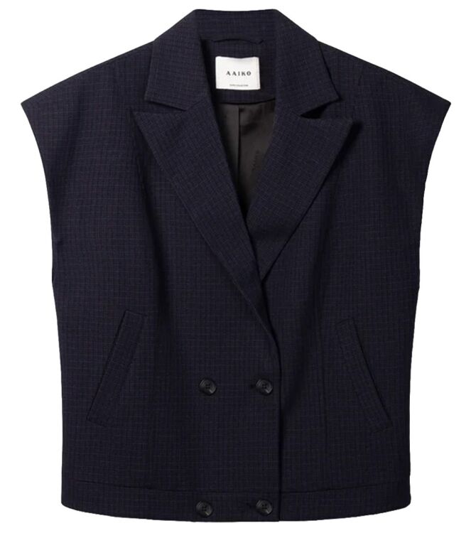 Aaiko LAON CHECK VIS 523 Zwart
