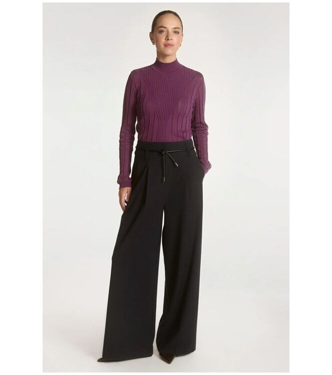 Aaiko HAILEY CHECK VIS 523 Zwart